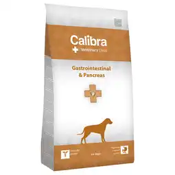 Zooplus Dubbelpak 2x 12kg Calibra Veterinary Diet Dog Gastrointestinal & Pancreas Zalm hondenvoer droog aanbieding