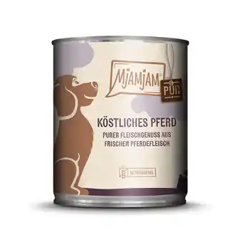 Zooplus 6x 800g MjAMjAM puur vlees genieten heerlijk puur paard nat hondenvoer aanbieding