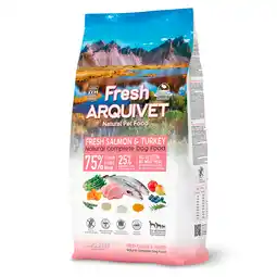 Zooplus 10kg Arquivet Fresh Zalm & Kalkoen droogvoer voor honden aanbieding