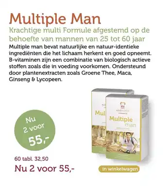 De Rode Pilaren Multiple Man aanbieding