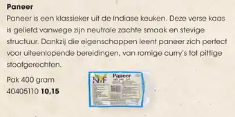 HANOS Paneer aanbieding