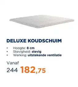 TotaalBED Topmatras Deluxe | Koudschuim aanbieding