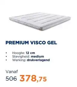 TotaalBED Topmatras Premium | Visco Gel aanbieding