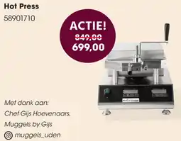HANOS Hot Press aanbieding