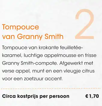 HANOS Tompouce van Granny Smith aanbieding