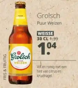 Mitra Grolsch Puur Weizen aanbieding