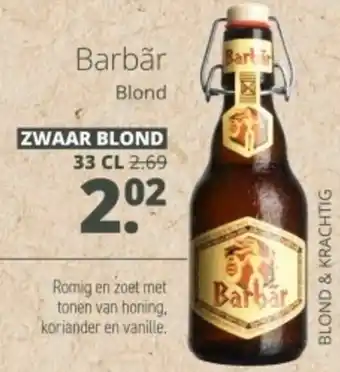 Mitra Barbar Blond aanbieding