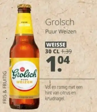 Mitra Grolsch Puur Weizen aanbieding