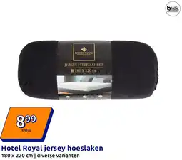 Action Hotel Royal jersey hoeslaken aanbieding