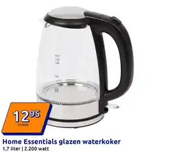 Action Home Essentials glazen waterkoker aanbieding