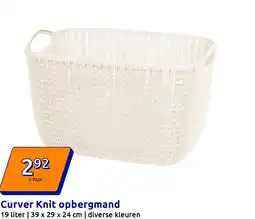 Action Curver Knit opbergmand aanbieding