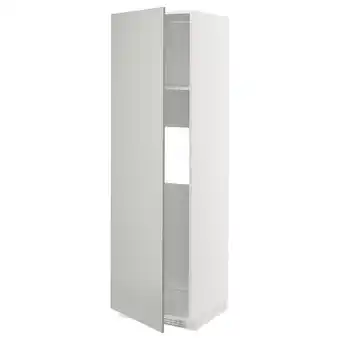 IKEA Witte metod hoge kast met grijze planken aanbieding