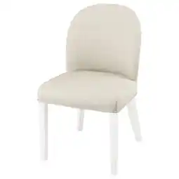 IKEA Rosentorp Eetkamerstoel, Kilanda lichtbeige/wit aanbieding