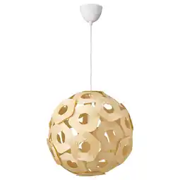 IKEA Ödleblad / sunneby Hanglamp, berkenfineer/wit, 48 cm aanbieding