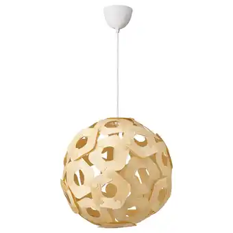 IKEA Ödleblad / sunneby Hanglamp, berkenfineer/wit, 48 cm aanbieding