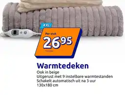 Action Warmtedeken aanbieding