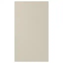 IKEA Een beige havstorp kastdeur, rechthoekig met vloeiende lijnen en een gelakte afwerking aanbieding