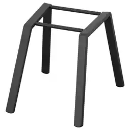 IKEA SkÅlsta Stoelonderstel, met profiel metaal/zwartgrijs aanbieding
