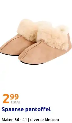 Action Spaanse pantoffel aanbieding