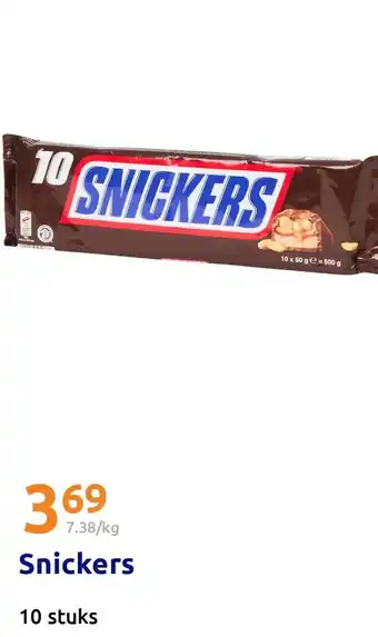 Action Snickers aanbieding