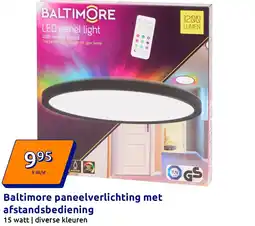 Action Baltimore paneelverlichting met afstandsbediening aanbieding
