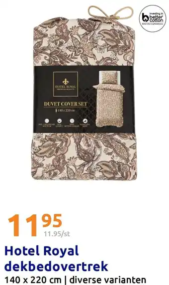 Action Hotel Royal dekbedovertrek aanbieding