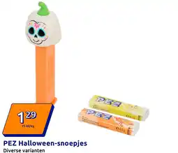 Action PEZ Halloween-snoepjes aanbieding
