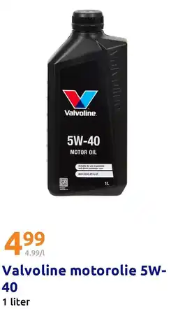 Action Valvoline motorolie 5W-40 aanbieding