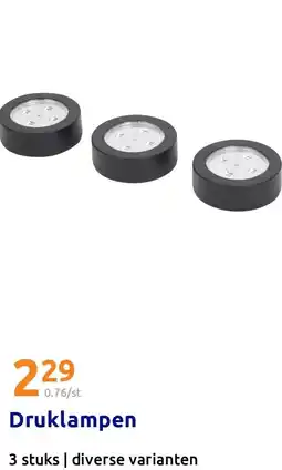 Action Druklampen aanbieding
