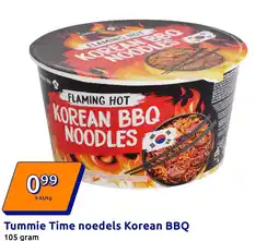 Action Tummie Time noedels Korean BBQ aanbieding