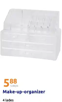 Action Make-up-organizer aanbieding