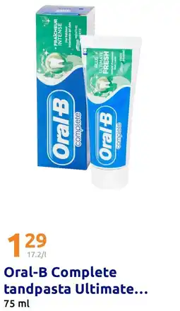 Action Oral-B Complete tandpasta Ultimate aanbieding
