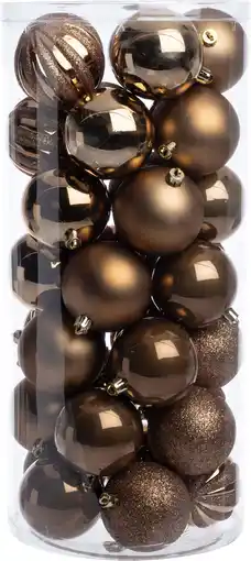 Intratuin Intratuin kerstbal Henson koper D 7 cm 50 stuks aanbieding