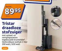Action Tristar draadloze stofzuiger aanbieding