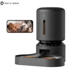 MediaMarkt Petlibro Granary Camera Dual Food Tray Black Voedsel Dispenser aanbieding