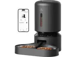 MediaMarkt Petlibro Granary Wifi Dual Food Tray Black Voedsel Dispenser aanbieding