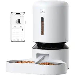 MediaMarkt Petlibro Granary Wifi Dual Food Tray White Voedsel Dispenser aanbieding