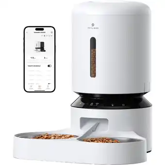 MediaMarkt Petlibro Granary Wifi Dual Food Tray White Voedsel Dispenser aanbieding