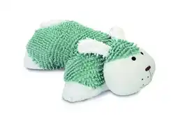 Welkoop Beeztees Snuggy - Knuffelkussen pup - Groen Wit - 40x40x16 cm - XS aanbieding