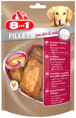 Welkoop 8in1 Fillets Skin & coat - Hondensnack - 19,5cm - 80gram aanbieding