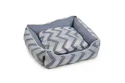 Welkoop Beeztees Zigzag - Ligbed - Blauw - 95x80x25cm - L aanbieding