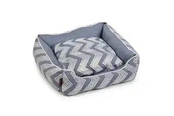 Welkoop Beeztees Zigzag - Ligbed - Blauw - 95x80x25cm - L aanbieding