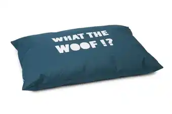 Welkoop Beeztees What the woof - Ligkussen - Groen - 100x70cm aanbieding