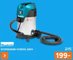 BOUWMAAT Makita Stofzuiger VC3011L 230V aanbieding