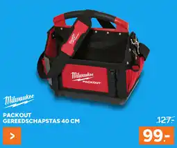 BOUWMAAT Milwaukee Packout gereedschapstas aanbieding