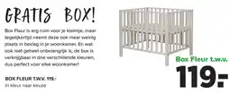 Baby-Dump Box fleur aanbieding