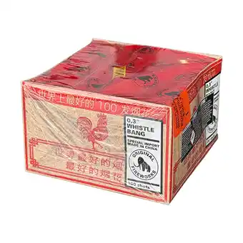 Zena Vuurwerk 0,3 Whistle Bang 100sh (30) aanbieding