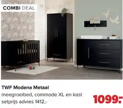 Baby-Dump TWF Modena Metaal aanbieding