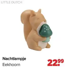 Baby-Dump Little dutch Nachtlampje Eekhoorn aanbieding