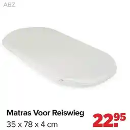 Baby-Dump Abz Matras Voor Reiswieg aanbieding